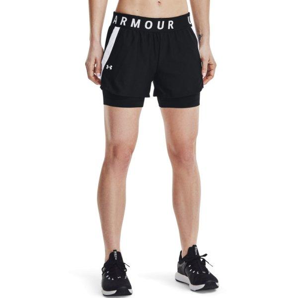 UNDER ARMOUR-Play Up 2-in-1 Shorts-BLK 001 Fekete L