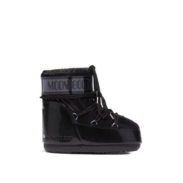 MOON BOOT-Icon Low Glance black Fekete 36/38