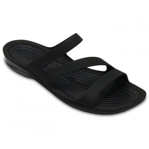 CROCS-Swiftwater Sandal W black/black Fekete 36/37