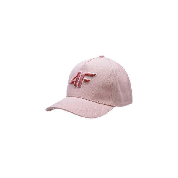 4F JUNIOR-BASEBALL CAP  F104-56S-LIGHT PINK Rózsaszín 45/54cm