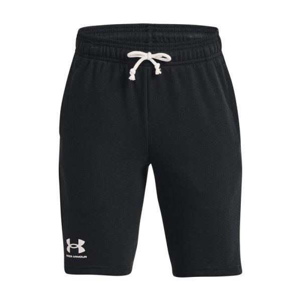 UNDER ARMOUR-UA Rival Terry Short-BLK 001 Fekete 127/137