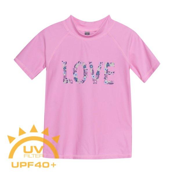 COLOR KIDS-T-shirt W. Print, begonia pink Rózsaszín 152