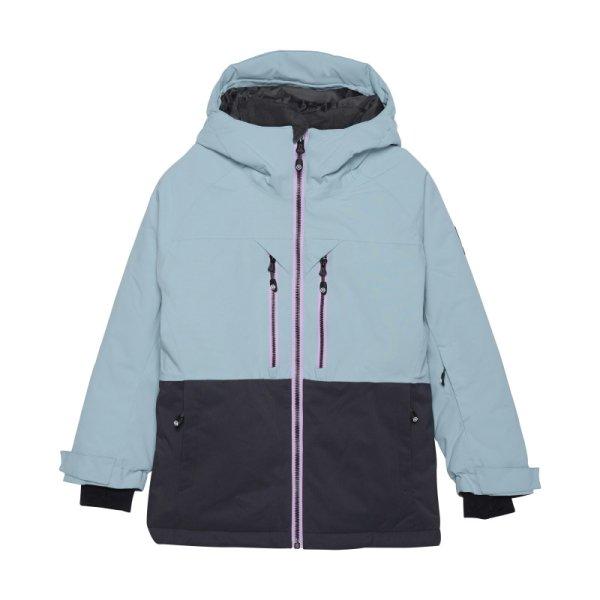 COLOR KIDS-Jr. Ski Jacket - Colorblock, stone blue