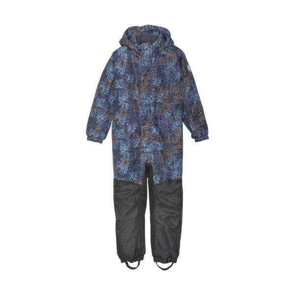 COLOR KIDS-Coverall - AOP, stone blue