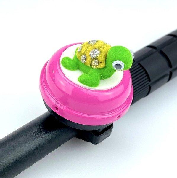 Csengő gömb rózsaszín teknősös