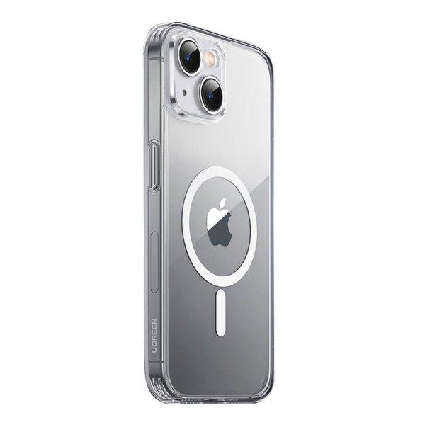 Mágneses védőtok UGREEN LP725 iPhone 15 6,1 hüvelykes (átlátszó)
telefonhoz.