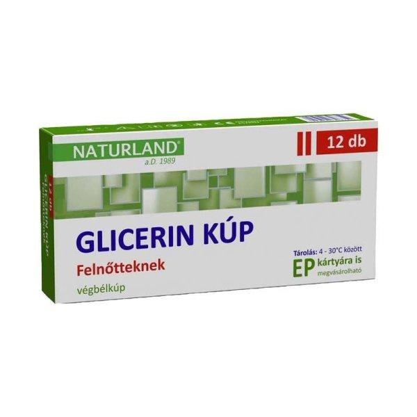 Naturland glicerin kúp felnőtteknek 2500mg 12 db