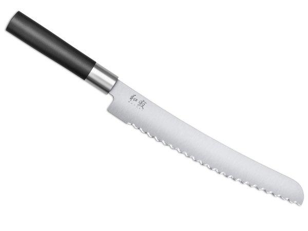 KAI Wasabi Black kenyérvágó kés 23 cm