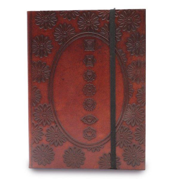 Bőrkötésű Notesz Chakra Mandala 18 cm