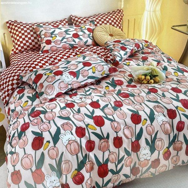 Baba ágyneműhuzat garnitúra - tulipánok