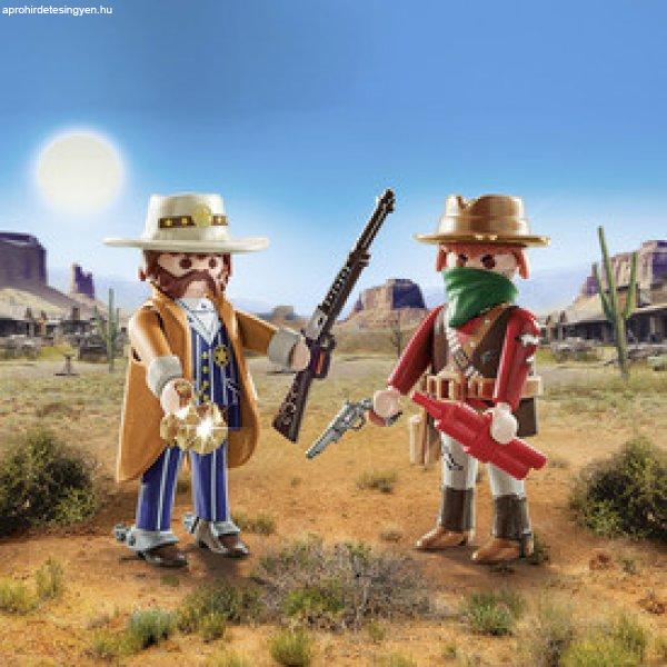 Playmobil: DuoPack Bandita és sheriff