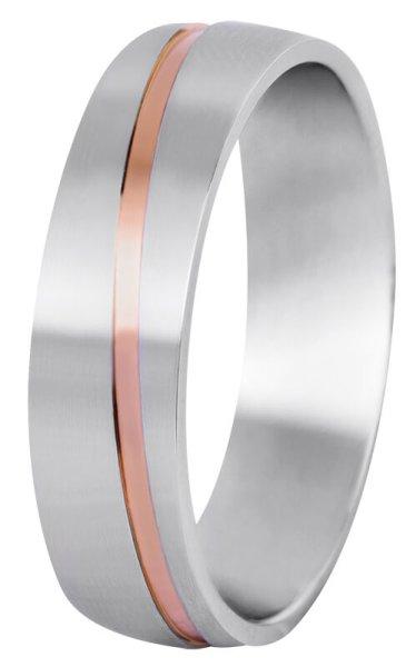 Beneto Exclusive Férfi bicolor acél gyűrű SPP07 62 mm