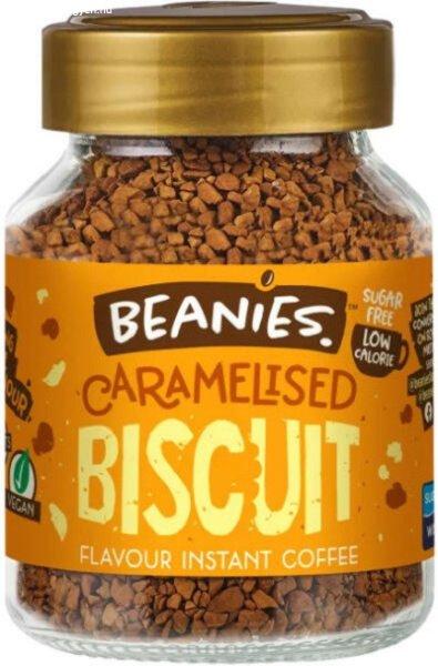 Beanies Ízesített Instant Kávé 50G Caramelised Biscuit-Karamellás Keksz