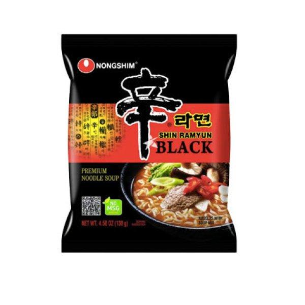 NONGSHIM Instant Noodles Shin Ramyun Black enyhén fűszeres instant tészta
leves 130g