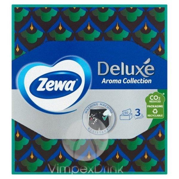 Zewa Deluxe 3rét.Dobozos Papírzs. AromaCol 60db