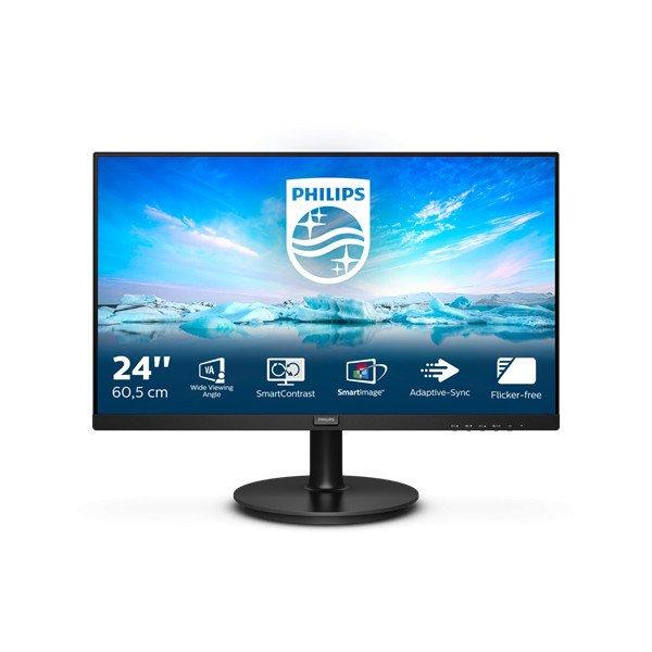 PHILIPS monitor 23.8" 242V8LA, 1920x1080, 16:9, 250cd/m2, 4ms,
VGA/HDMI/DisplayPort, hangszóró