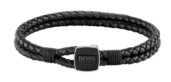 Hugo Boss Stílusos bőr karkötő 1580047M