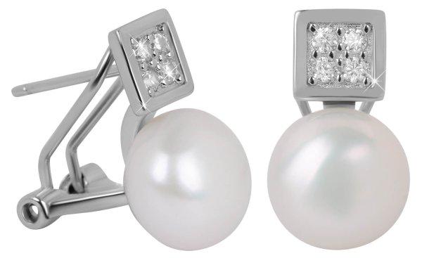 JwL Luxury Pearls Gyönyörű igazgyöngy és kristály
fülbevaló JL0430