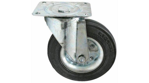 GRANIT Tömörgumis acél kormányhozható kerék Ø125 mm