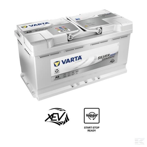 VARTA Akkumulátor 12 V 95 Ah 850 A AGM Silver Dynamic