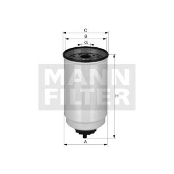 Üzemanyagszűrő MANN-FILTER WK12002 - Dynapac