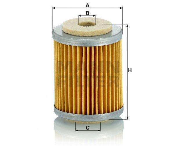 MANN FILTER Üzemanyagszűrő 565P609 - Holder