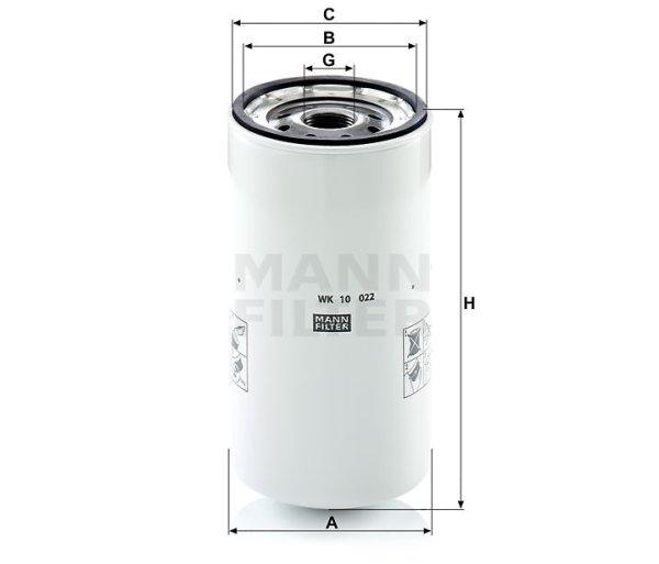 MANN FILTER Üzemanyagszűrő 565WK10022 - Hitachi