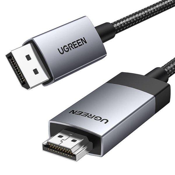 Display Port HDMI kábel Ugreen DP119 4K, 1m, egyirányú