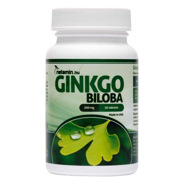 Netamin Ginkgo Biloba 300mg - étrend-kiegészítő kapszula (30db)