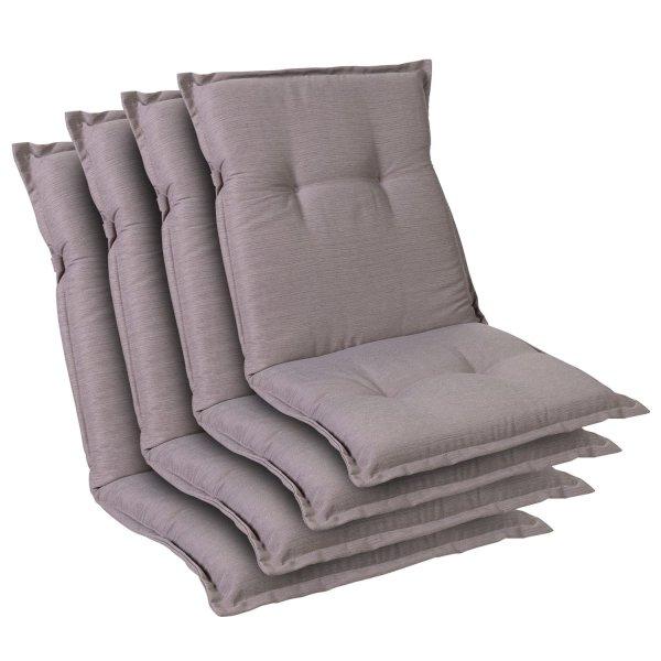 Blumfeldt Prato, üléspárna, üléspárna székre, alacsony háttámla, kerti
székre, poliészter, 50 x 100 x 8 cm, 4 x huzat