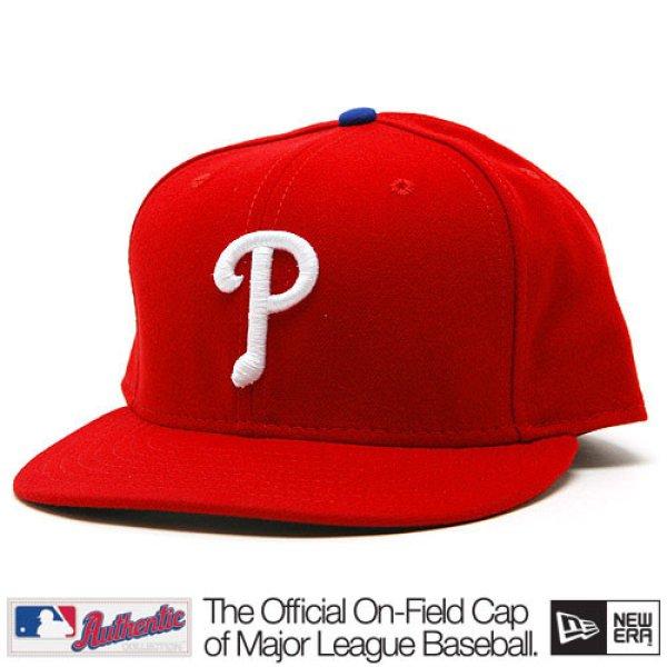New Era 59FIFTY Authentic Philadelphia Phillies Home Cap Red