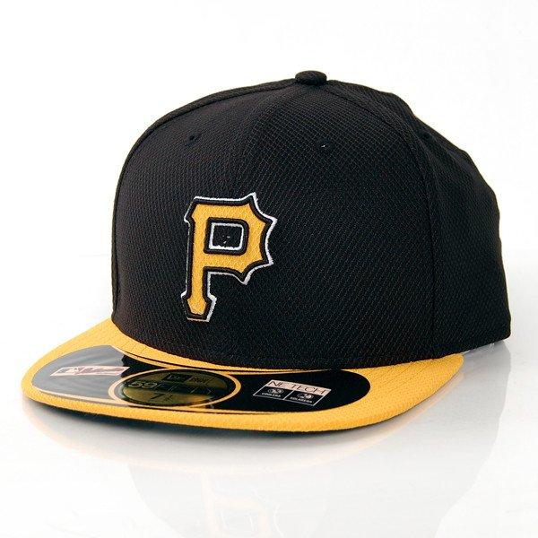 New Era 59FIFTY MLB BP Pitsburgh Pirates Diamond Bllack Yellow Cap
