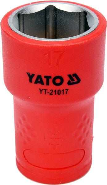 YATO Dugókulcs 17 mm 3/8 col 1000V-ig szigetelt YATO YT-21017
