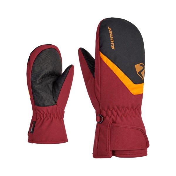 ZIENER-LORIANO AS(R) MITTEN glove junior, red cabin Piros 4,5 22/23
