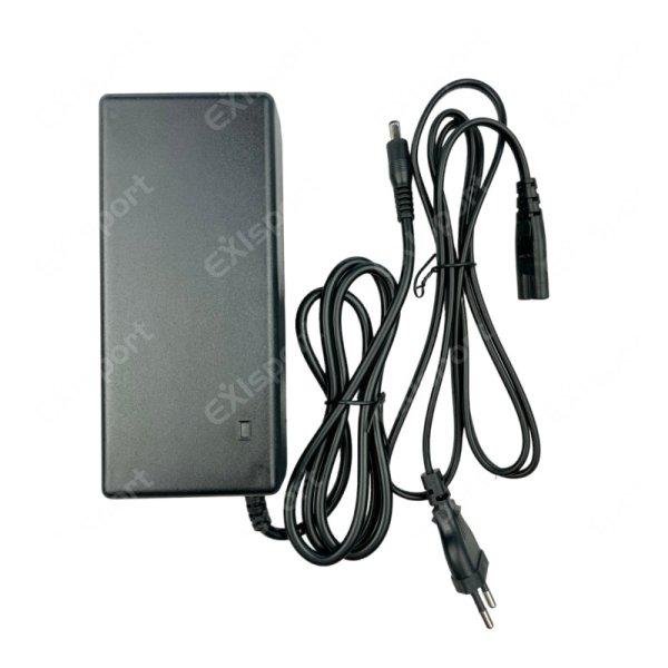 AMULET-CHARGER 42V/2A - 5,5 mm conector Fekete