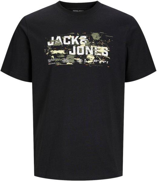 Jack&Jones Férfi póló JCOOUTDOOR Regular Fit 12262560 Black S