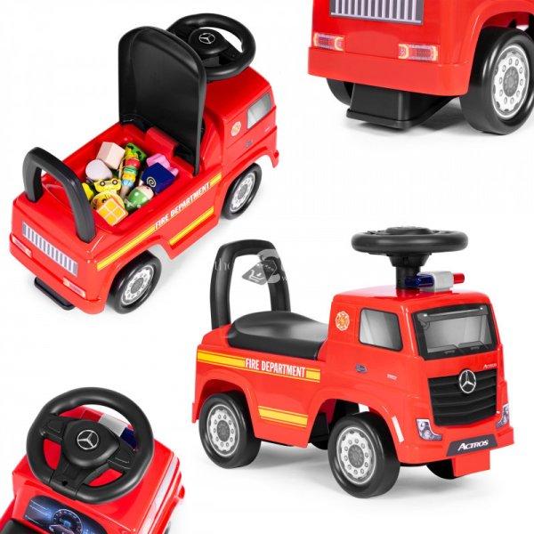 MERCEDES autó, tologató autó, tűzoltó autó - gyerekeknek - játék -
jármű - autómodell