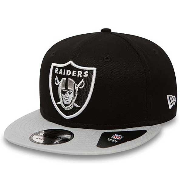 Sapkák New Era 9FIFTY NFL Cotton Block Oakland Raiders Black snapback cap