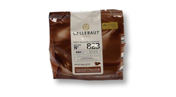 Tejcsokoládé pasztilla (korong) 400g Callebaut 823