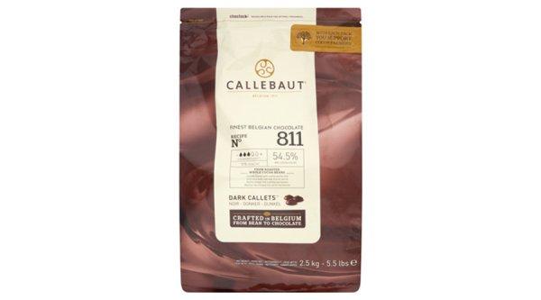 54,5%-os étcsokoládé pasztilla (korong) 2,5 kg Callebaut 811