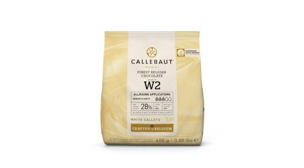 Fehércsokoládé pasztilla (korong) 400 g Callebaut W2