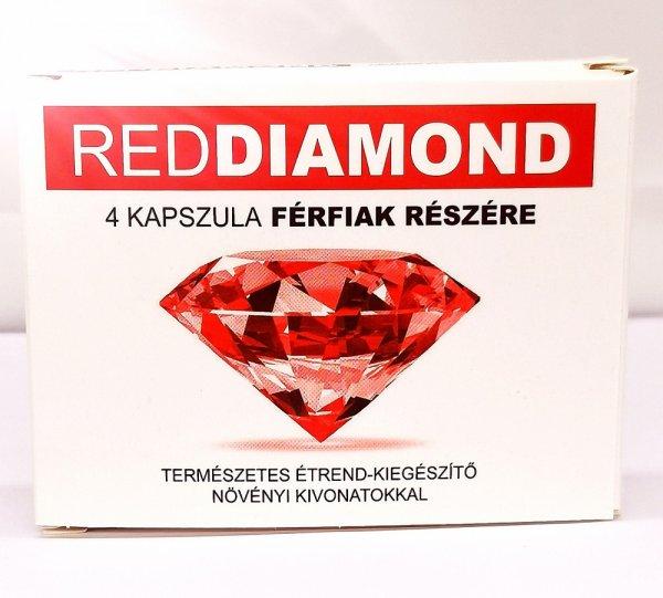RED DIAMOND FOR MEN POTENCIANÖVELŐ KAPSZULA - 4 DB
