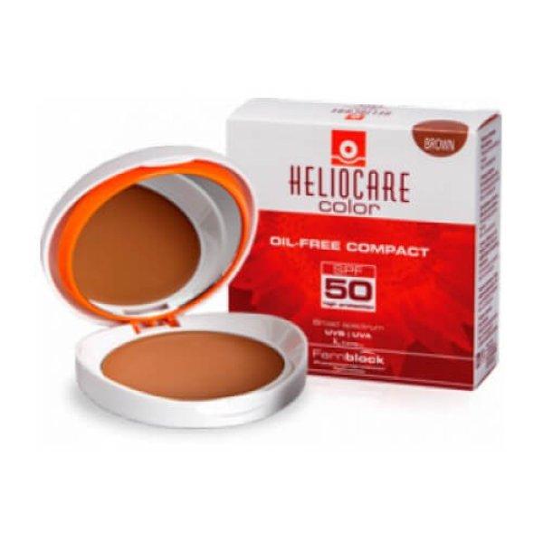 Heliocare Kompakt smink SPF 50 Color (Oil-Free Compact) 10 g Brown