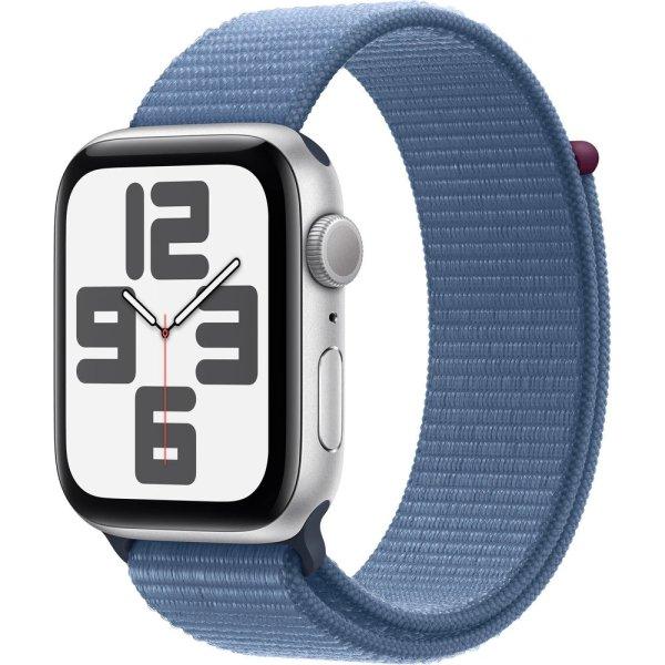 Apple Apple Watch SE (2023) Cellular 44 mm sportos átfűzős
szíj, jeges kék