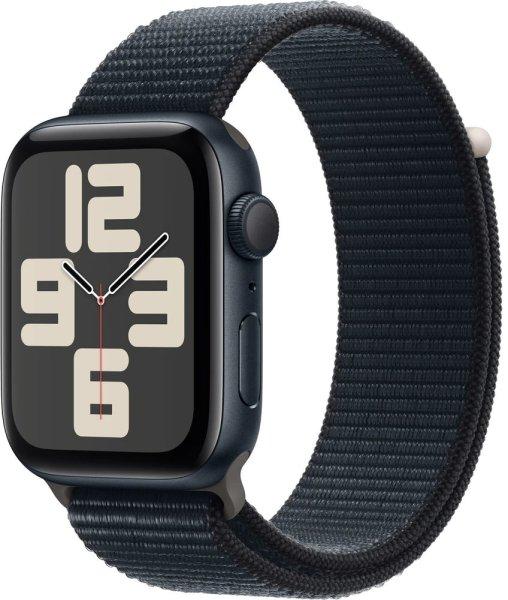 Apple Apple Watch SE (2023) GPS 44 mm sportos átfűzős
szíj, sötét tinta