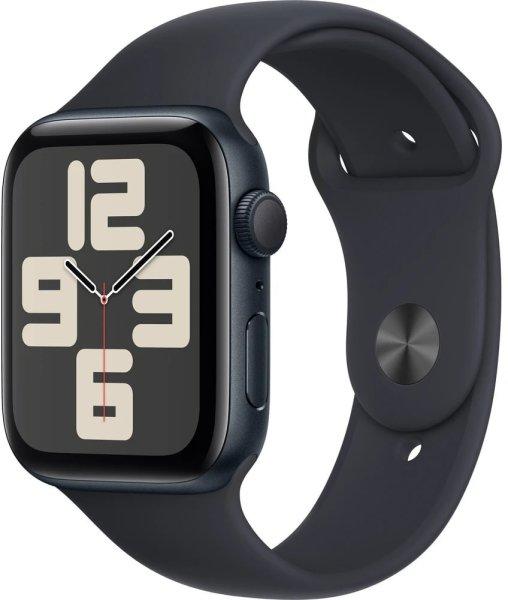 Apple Apple Watch SE (2023) Cellular 44 mm sport szilikon szíj,
sötét tinta M/L