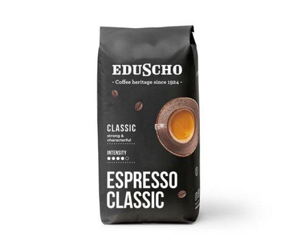 Kávé, pörkölt, szemes, 1000 g, EDUSCHO "Espresso Classic"