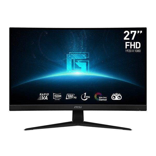 MSI Monitor GAMING G27C4 E3 Ívelt Rapid VA 27" FHD 1920x1080, 3000:1 CR,
250cd/m2, 1500R, 1ms, 180Hz, DP, 2x HDMI