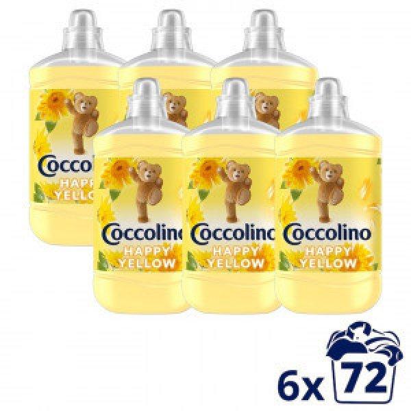Coccolino 6 x 1700ml Happy Yellow öblítő