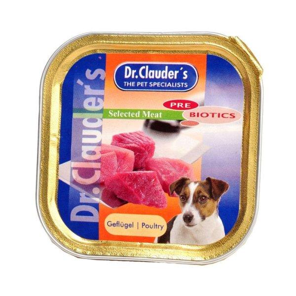 DrClauders Dog Selected Meat Szárnyas alutálka 100g